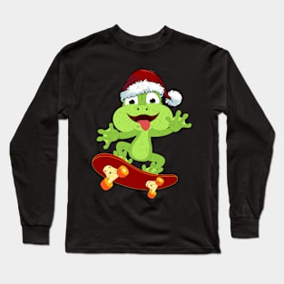 SANTA FROG T-Shirt Long Sleeve T-Shirt